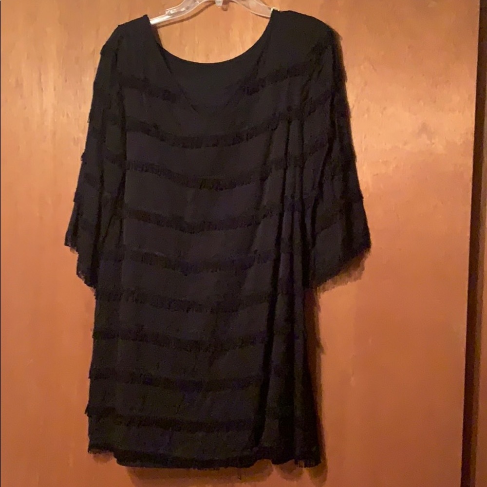 Black Tassel top